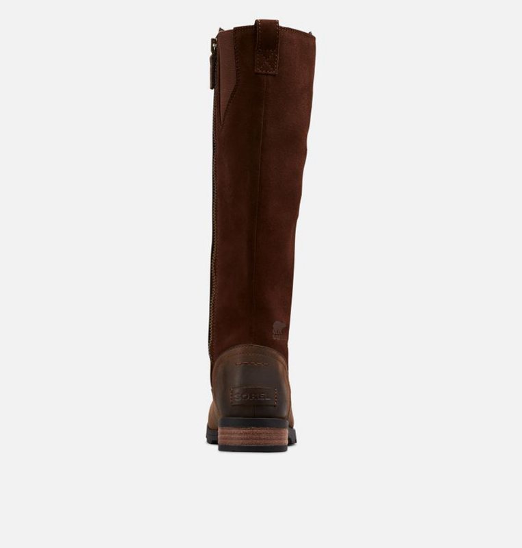 Sorel Dam Gummistövlar Svarta Brun - Emelie™ Tall Låga - HCR-276415